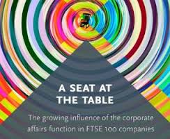 The growing influence of the corporate affairs function in FSTE 100 companies